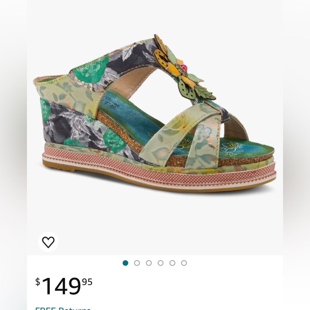 Spring Step L’Artiste THERON Slide  Sandals size 37